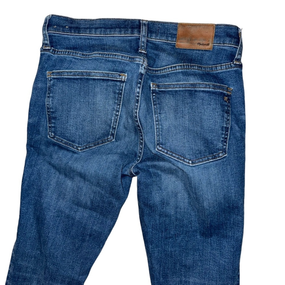 Madewell 8” Skinny Jeans Mid Rise Medium Wash Size 28 - Picture 4 of 7